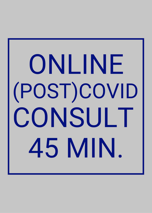 Online (post)covid consult 45 min.